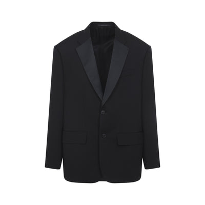Balenciaga Black Tuxedo Wool Jacket