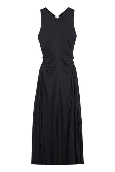 Bottega Veneta Black Jersey Long Dress